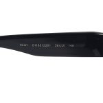 عینک آفتابی اورجینال زنانه فسیل مدل FW197 گربه‌ای اورسایز مشکی - Image 6