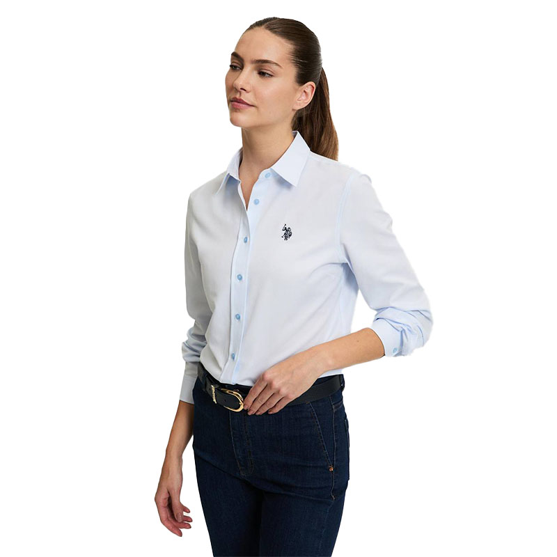 Original U.S. Polo Assn. Women’s Blouse شومیز اورجینال زنانه یو اس پولو - Image 1