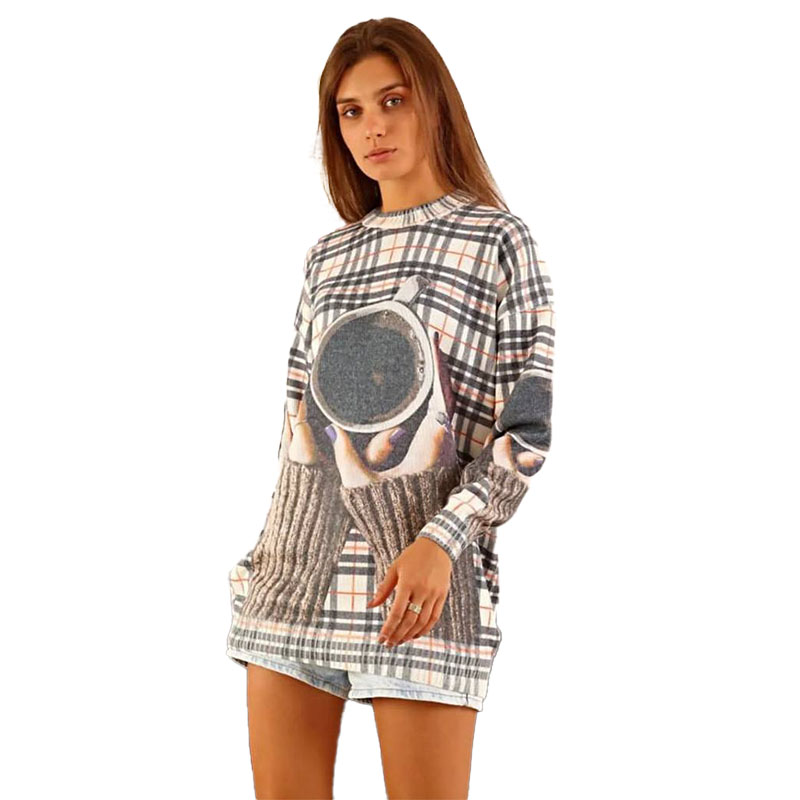 Turkish Women’s Knit Blouse بلوز بافت زنانه ترک - Image 1