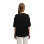 تیشرت زنانه یقه گرد مشکی یو اس پولو اسن - Image 5