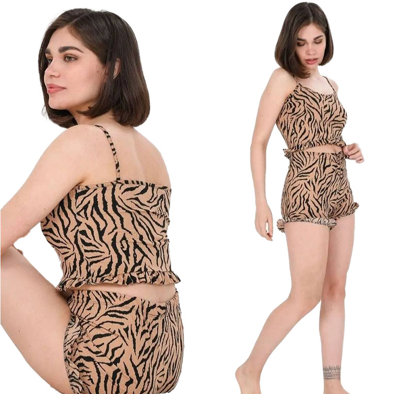 Women’s Top and Shorts Set ست تاپ و شلوارک زنانه - Image 1