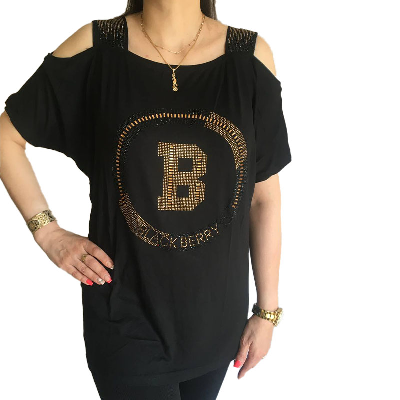 Women's large size T-shirt تیشرت زنانه سایز بزرگ - Image 1